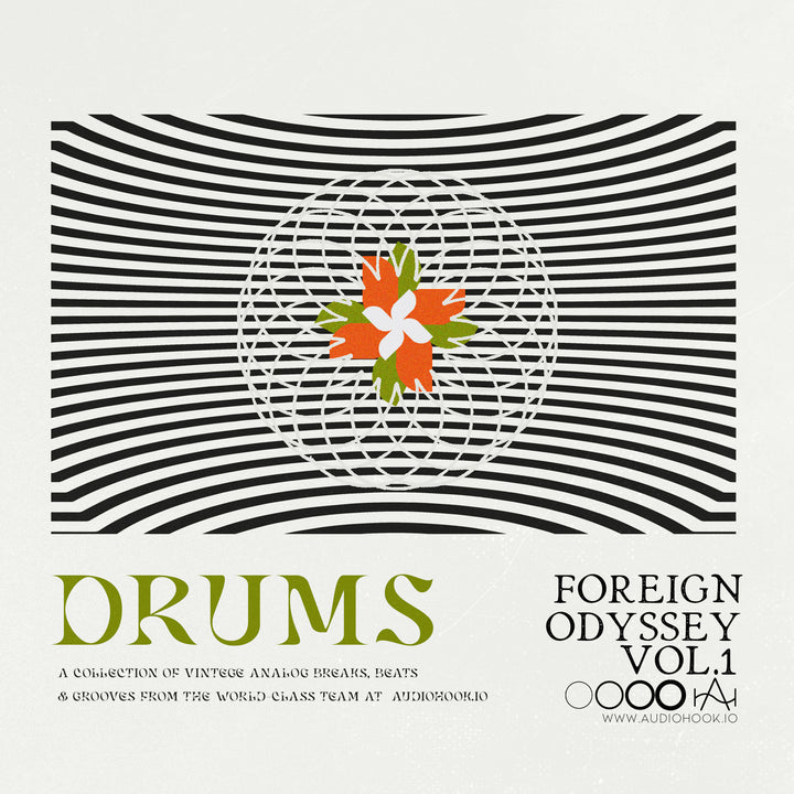 Audiohook.io | Foreign Odyssey Vol.1 - Drums | Music Production Sample Pack